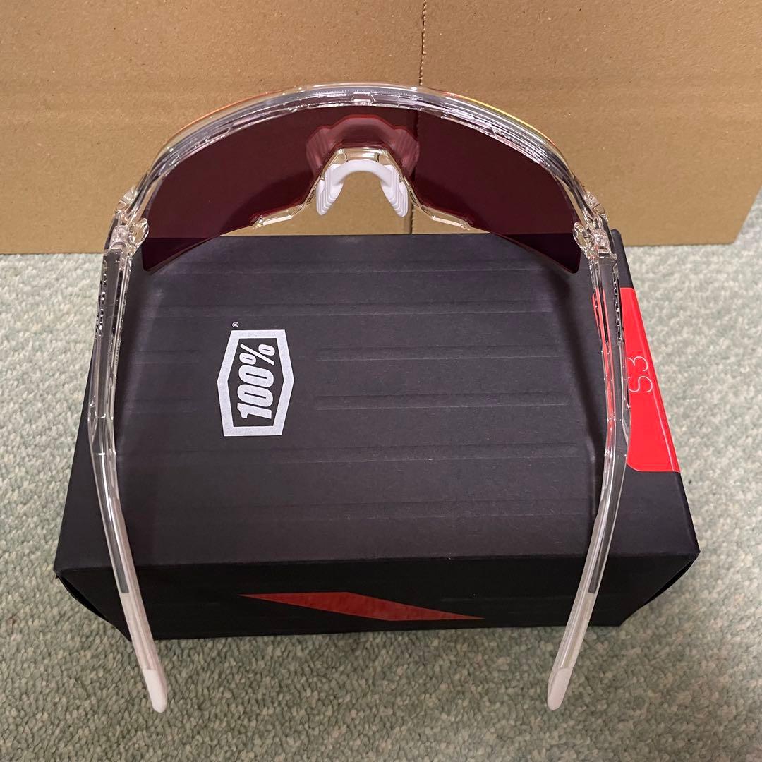 ワンハンドレッド サングラス S3 レッド クリア 100% サングラス