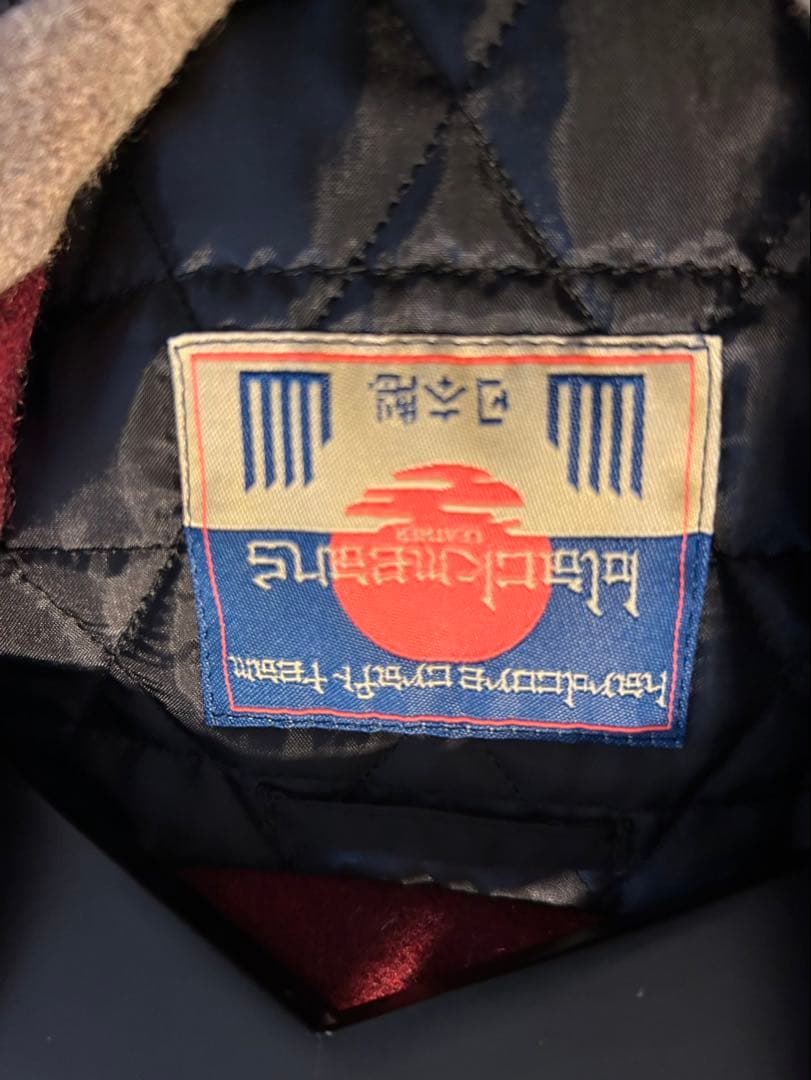 未使用品　Blackmeans スタジャン ブラック　レザー　スカル