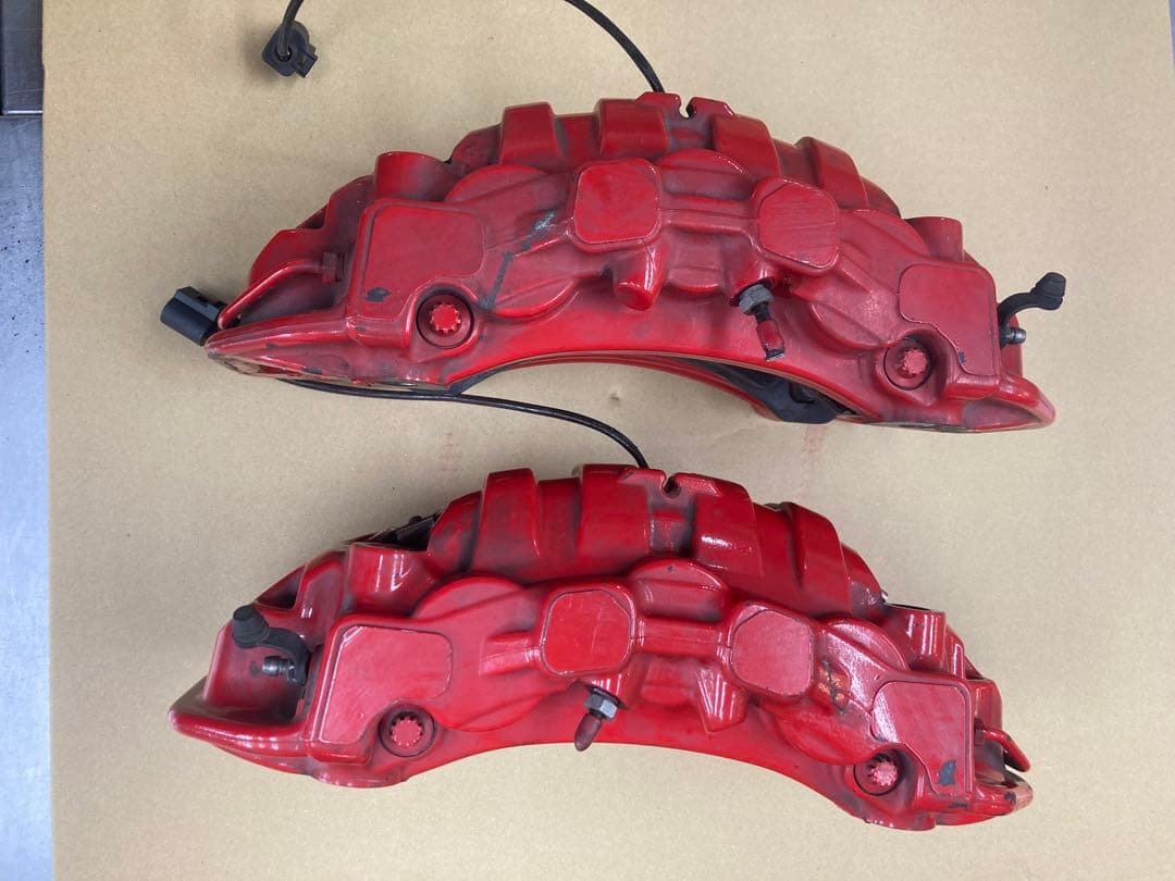 ポルシェカイエン958プラチナ2014年式ブレーキキャリパーブレンボ製