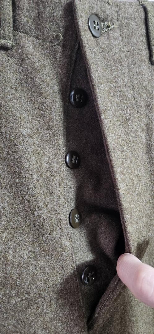 ヴィンテージ 40年代大戦期 THE HERCULES ウールトラウザー w34