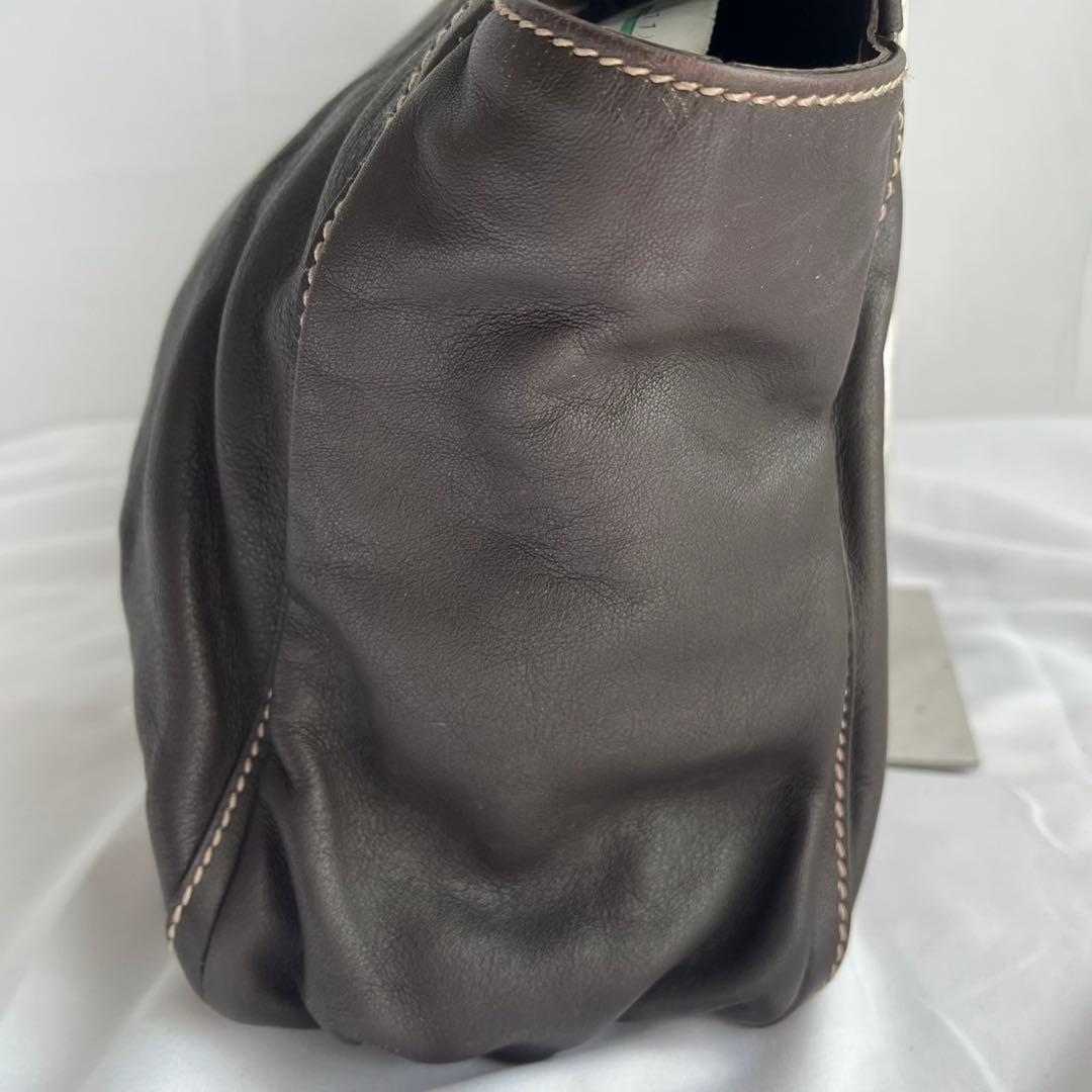 ✨極美品✨　GUCCI アビーライン　ブラウン　茶　トートバッグ　レザー