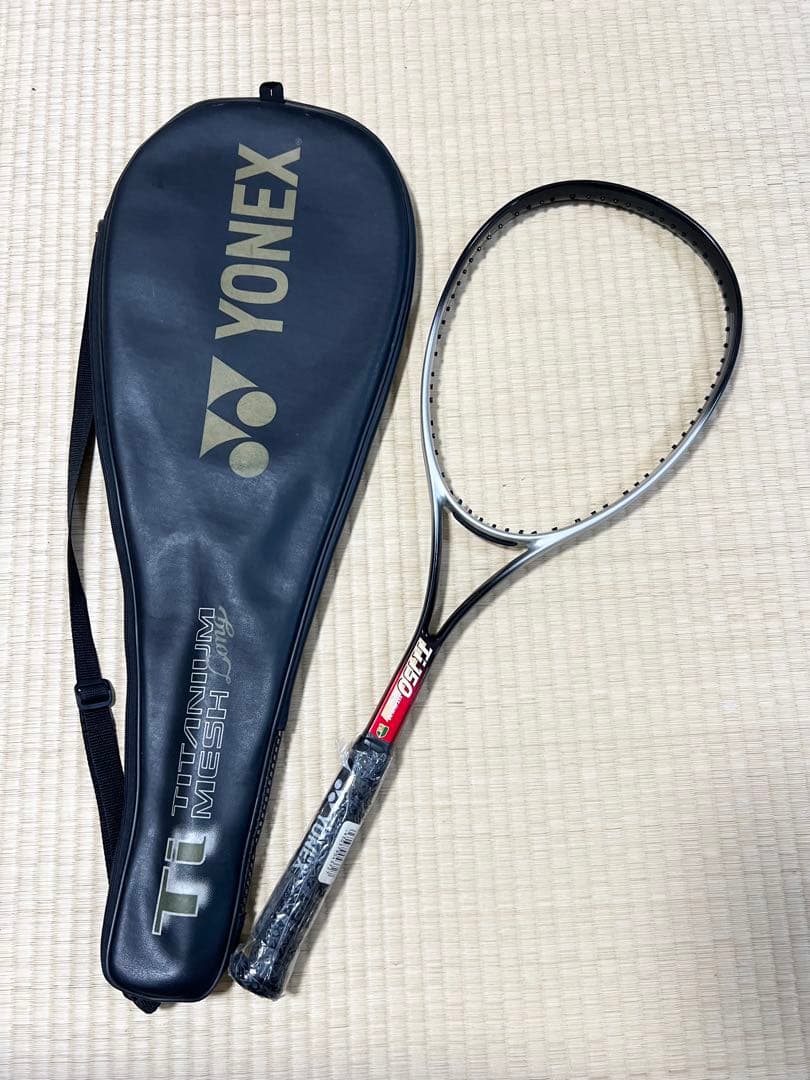 未使用☆YONEX Ti-150 軟式テニスラケット ケース付き