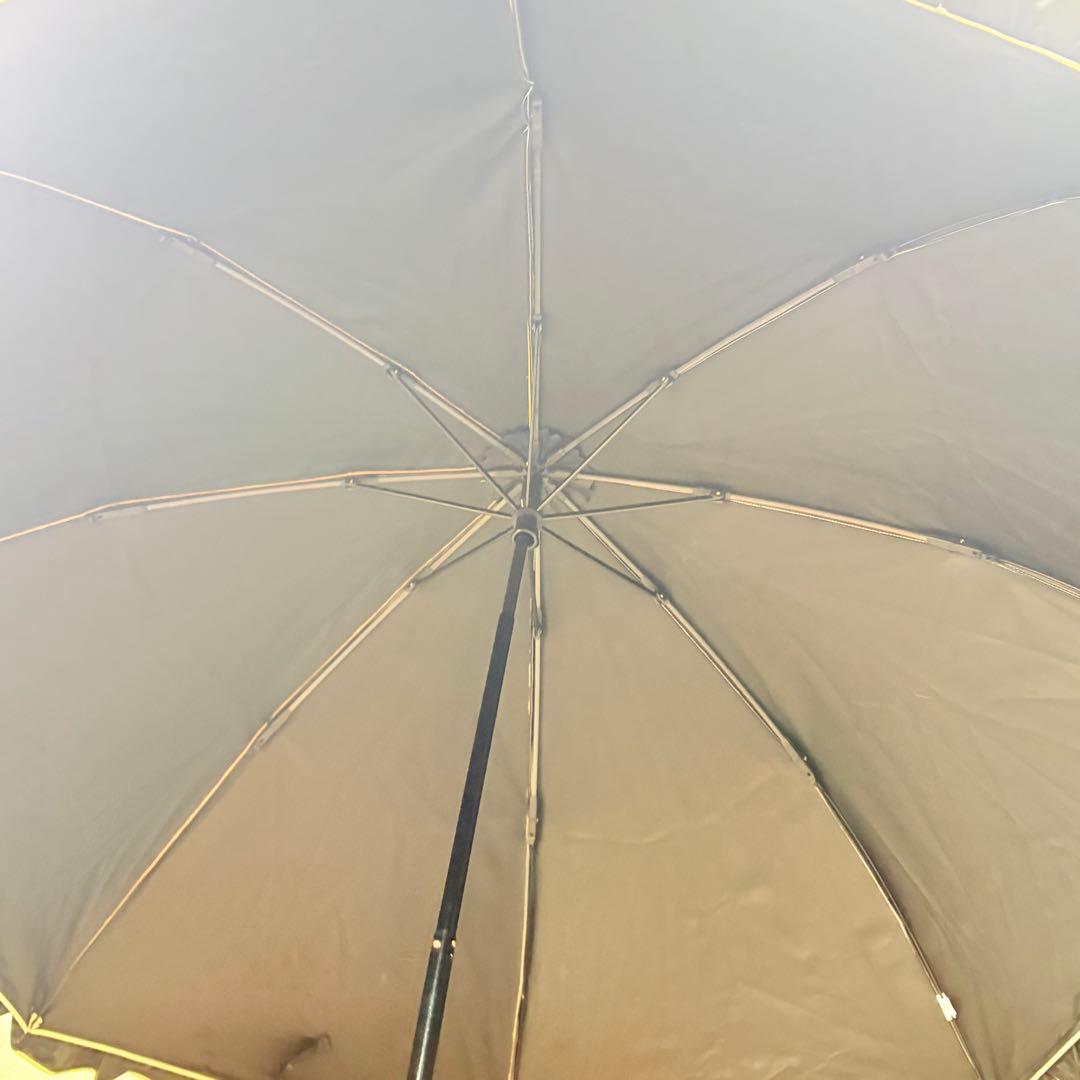 芦屋ロサブラン　折りたたみ日傘　フリル　遮光遮熱UVカット