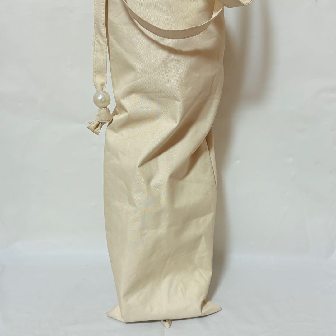 芦屋ロサブラン　折りたたみ日傘　フリル　遮光遮熱UVカット