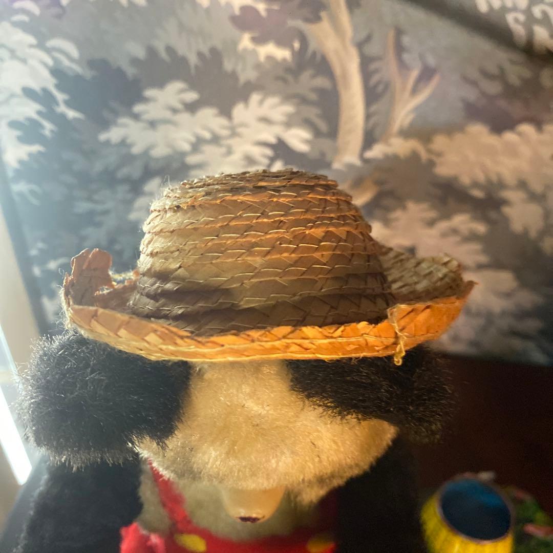 希少　アルプス商事　当時物　釣りをするパンダ　ブリキオモチャ