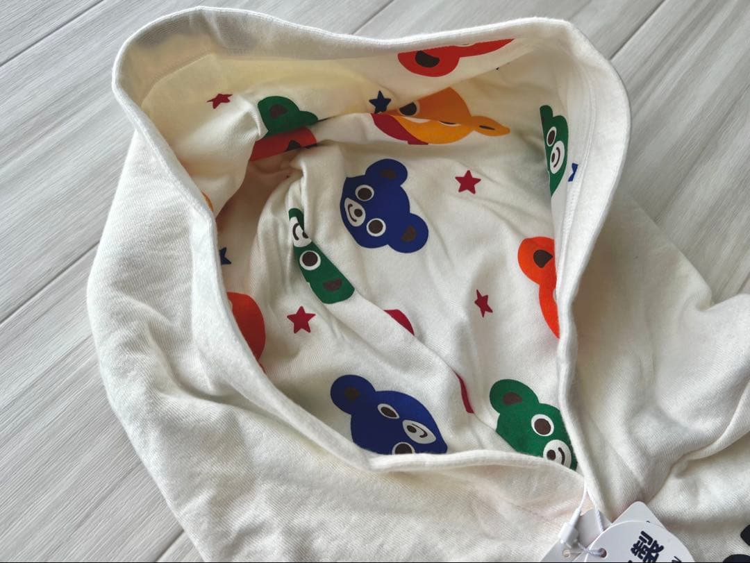 MIKIHOUSE フード付きトレーナー アイボリー