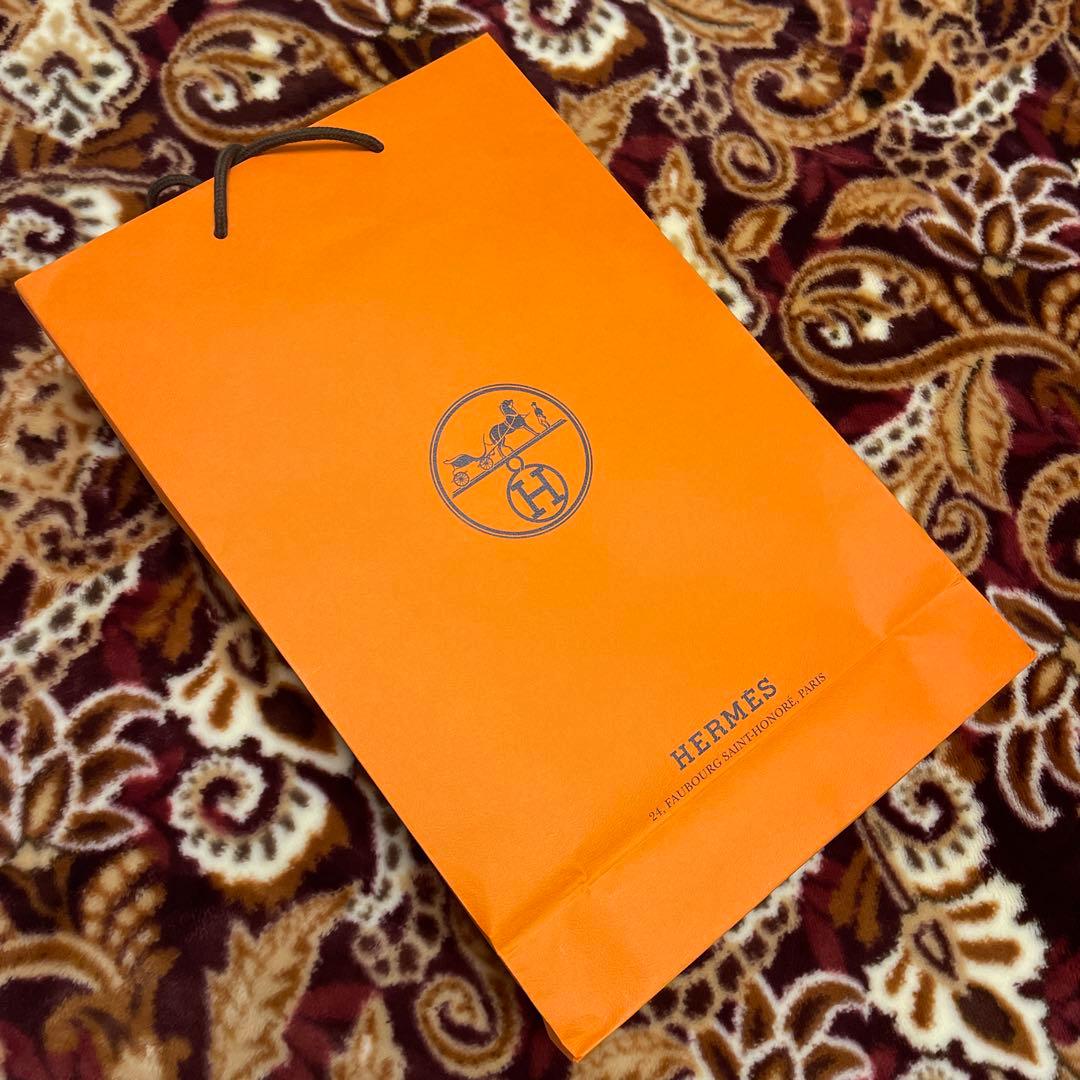 HERMES カシミヤ マフラー グレー ピンク　　 99,000円　新規購入品