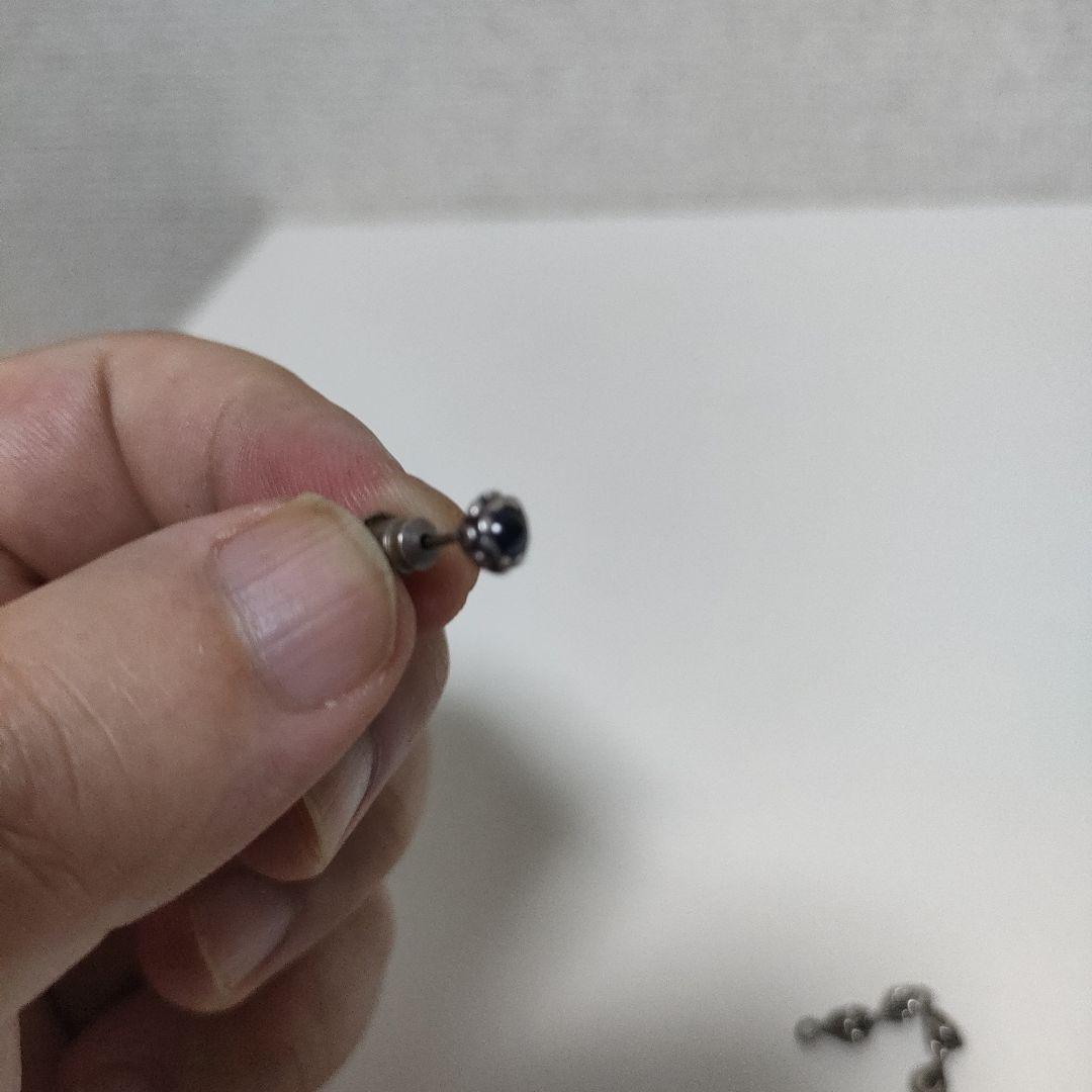 Bloody Mary　ブラッディマリー サージ ピアス シングル サファイア