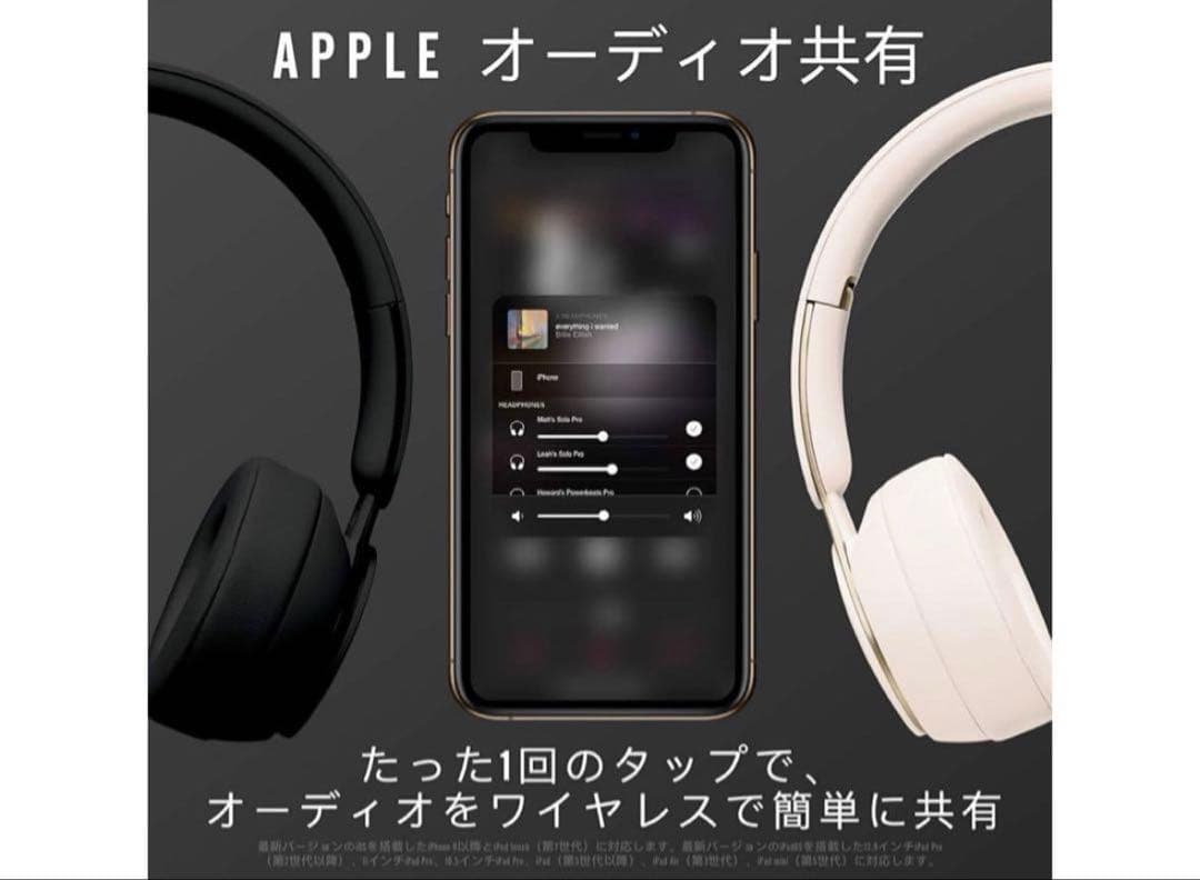 beats SOLO PRO ワイヤレスヘッドホン ブラック
