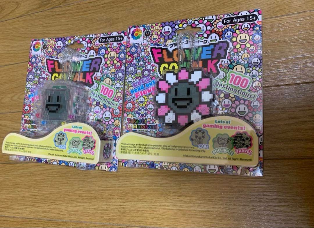 2個セット　FLOWER GO WALK 村上隆 ゲーム機 クリア
