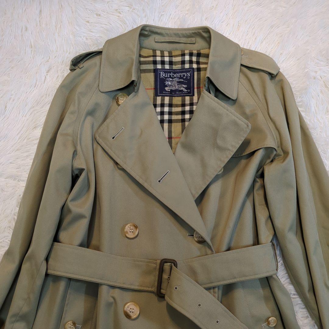 【マリ】【極美品】バーバリー ベージュ トレンチコート ノバチェック