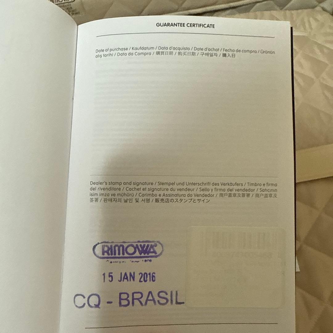 【RIMOWA】【新品未使用】【廃版希少】ボサノバ　94L