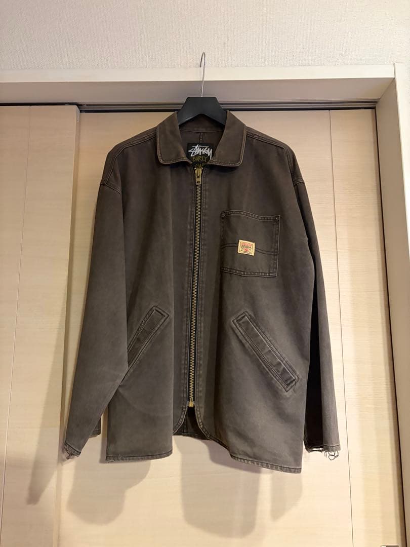 ジャケット・アウター STUSSY BURLY GEAR JACKET 1990'S OLD