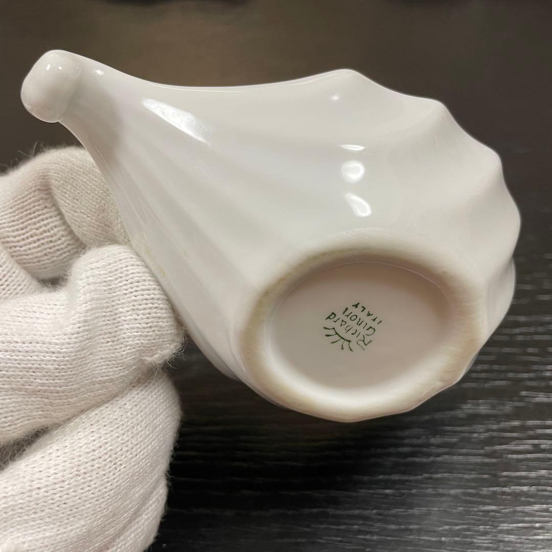 リチャードジノリ　ベッキオホワイト　　　リーフ型小皿　5個