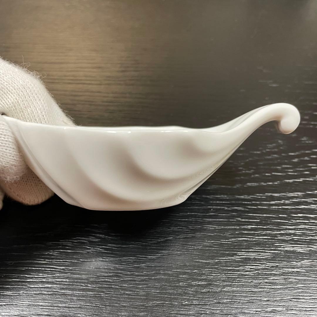 リチャードジノリ　ベッキオホワイト　　　リーフ型小皿　5個