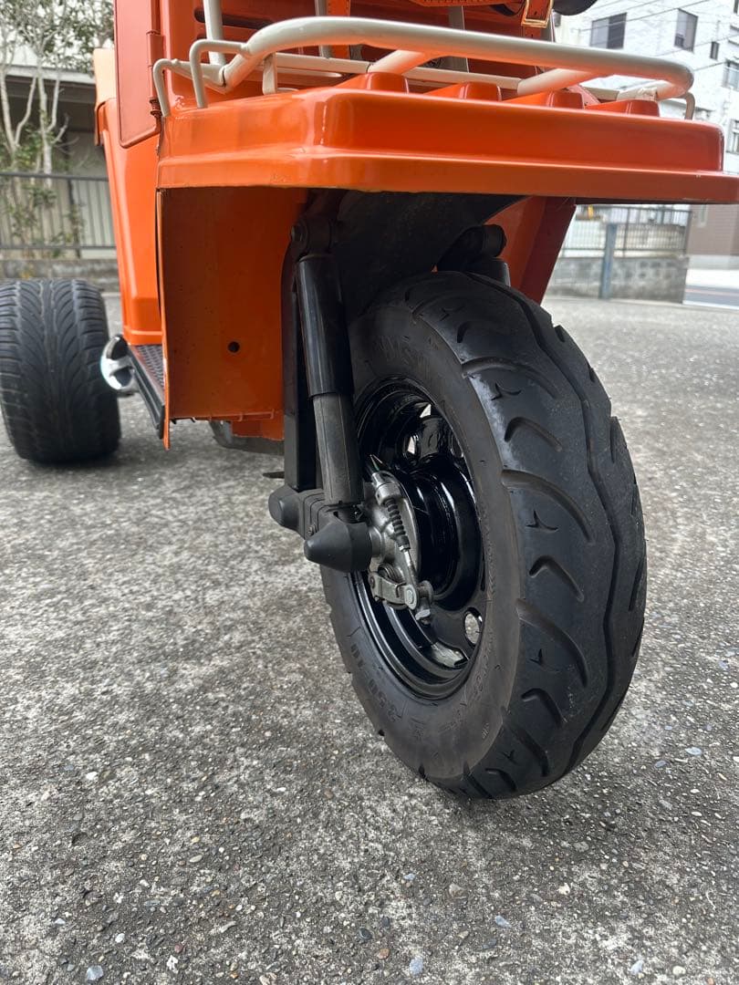 ジャイロx 2st 社外フロントショック&タイヤ&フロントフォーク 一式