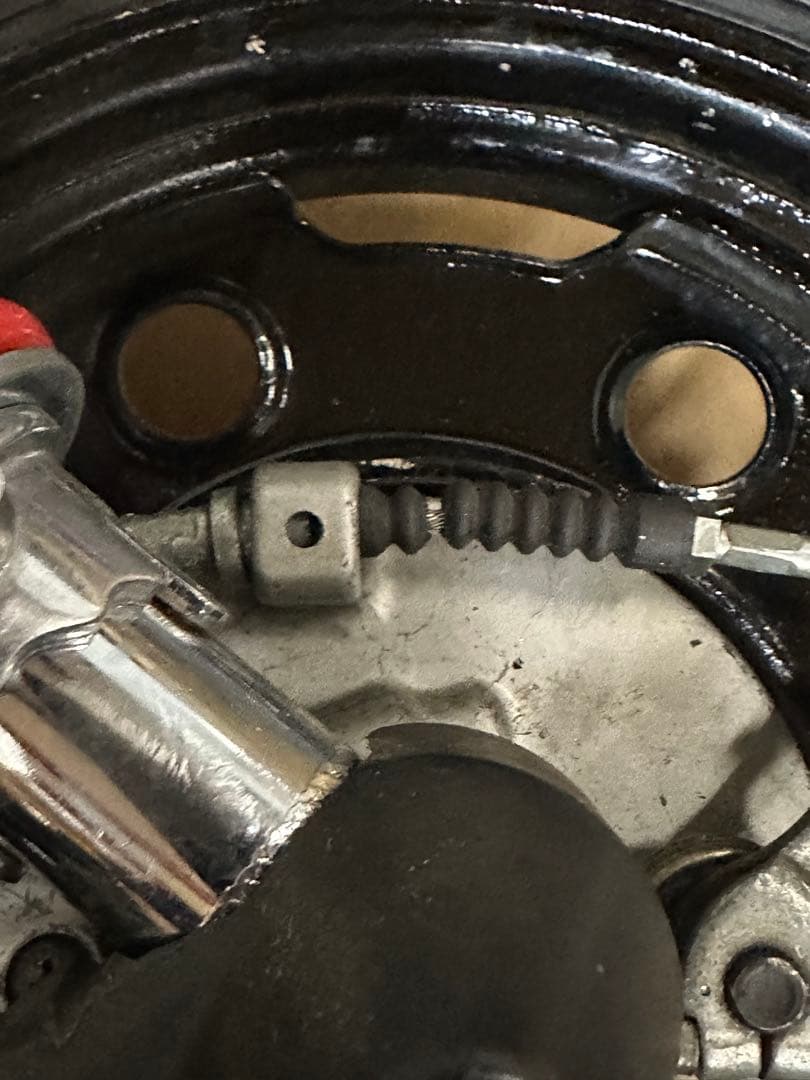 ジャイロx 2st 社外フロントショック&タイヤ&フロントフォーク 一式