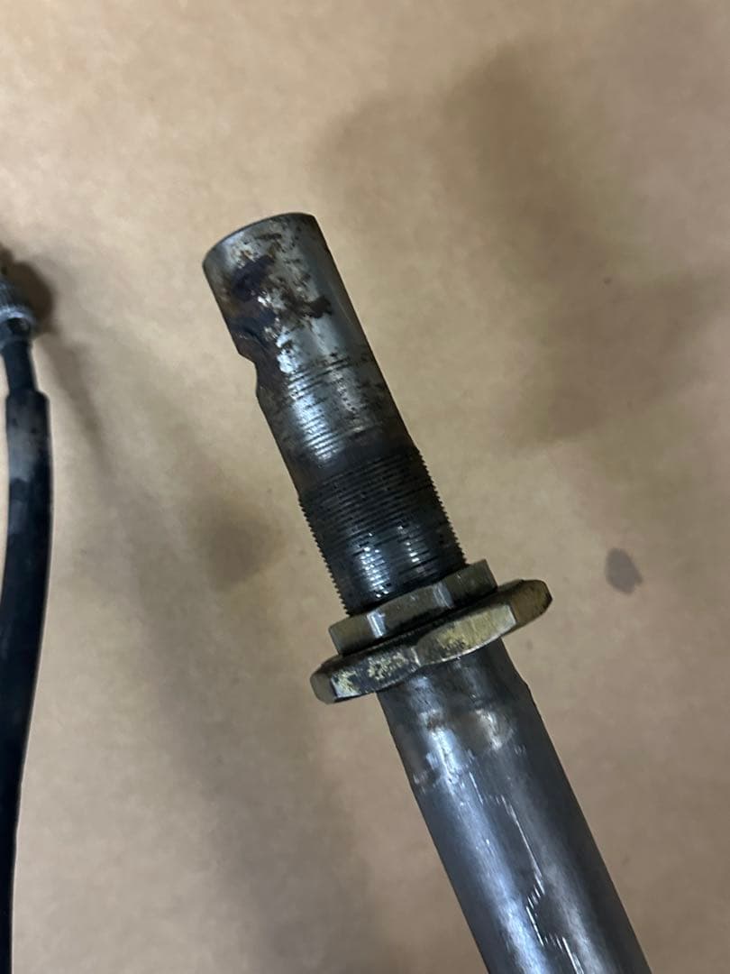 ジャイロx 2st 社外フロントショック&タイヤ&フロントフォーク 一式