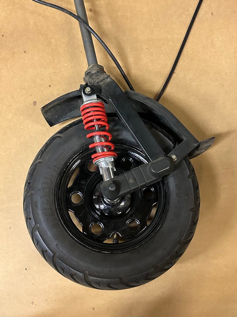 ジャイロx 2st 社外フロントショック&タイヤ&フロントフォーク 一式