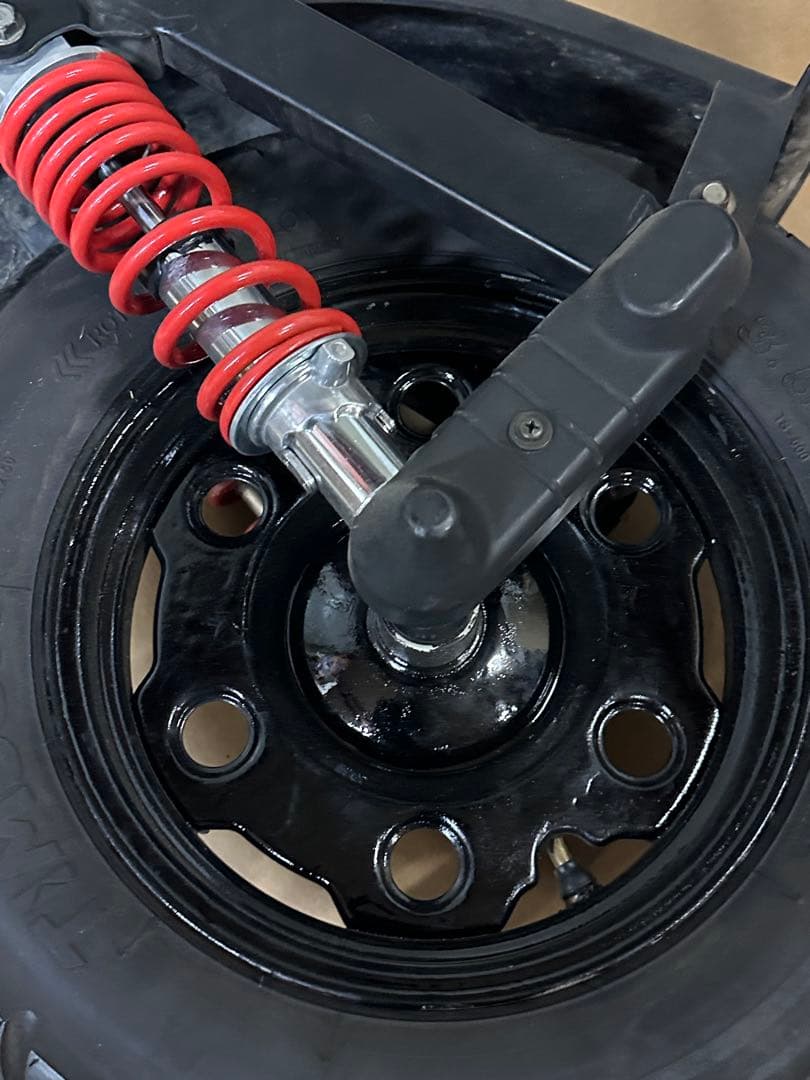 ジャイロx 2st 社外フロントショック&タイヤ&フロントフォーク 一式