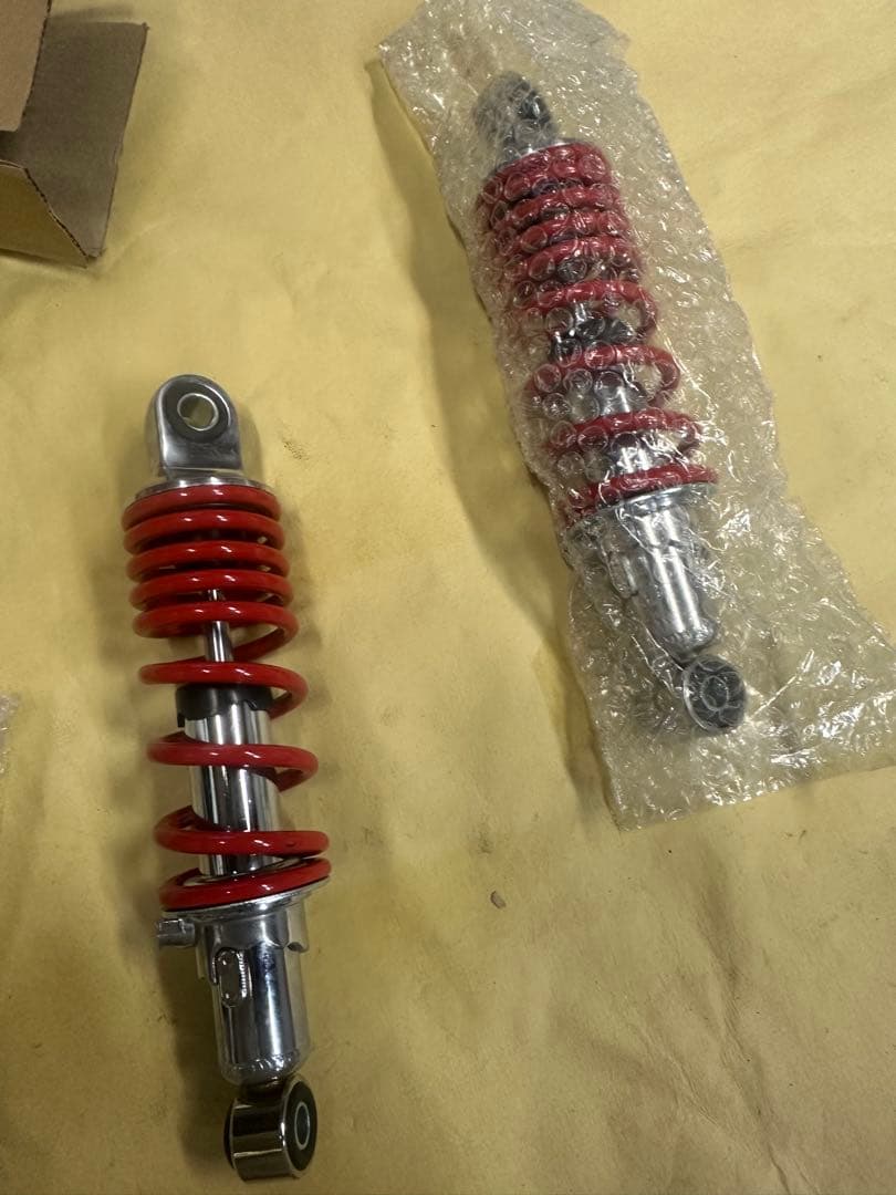 ジャイロx 2st 社外フロントショック&タイヤ&フロントフォーク 一式