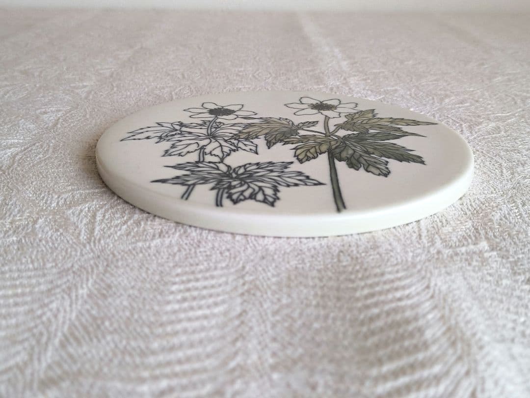 【Ribuさま】vintage flower tile ❀ 野に咲くお花の 陶板