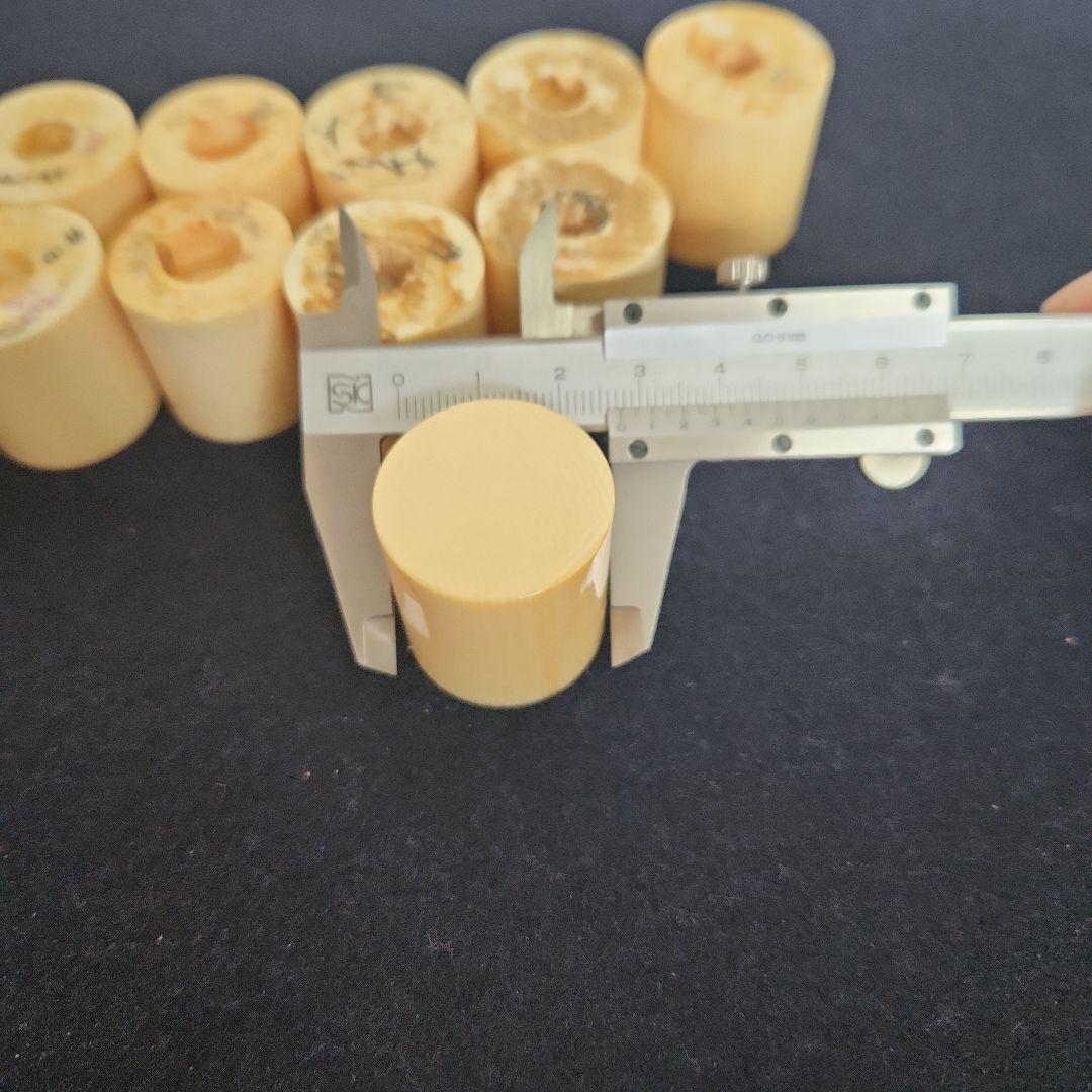 軸先‥天然素材‥６組セット‥掛軸