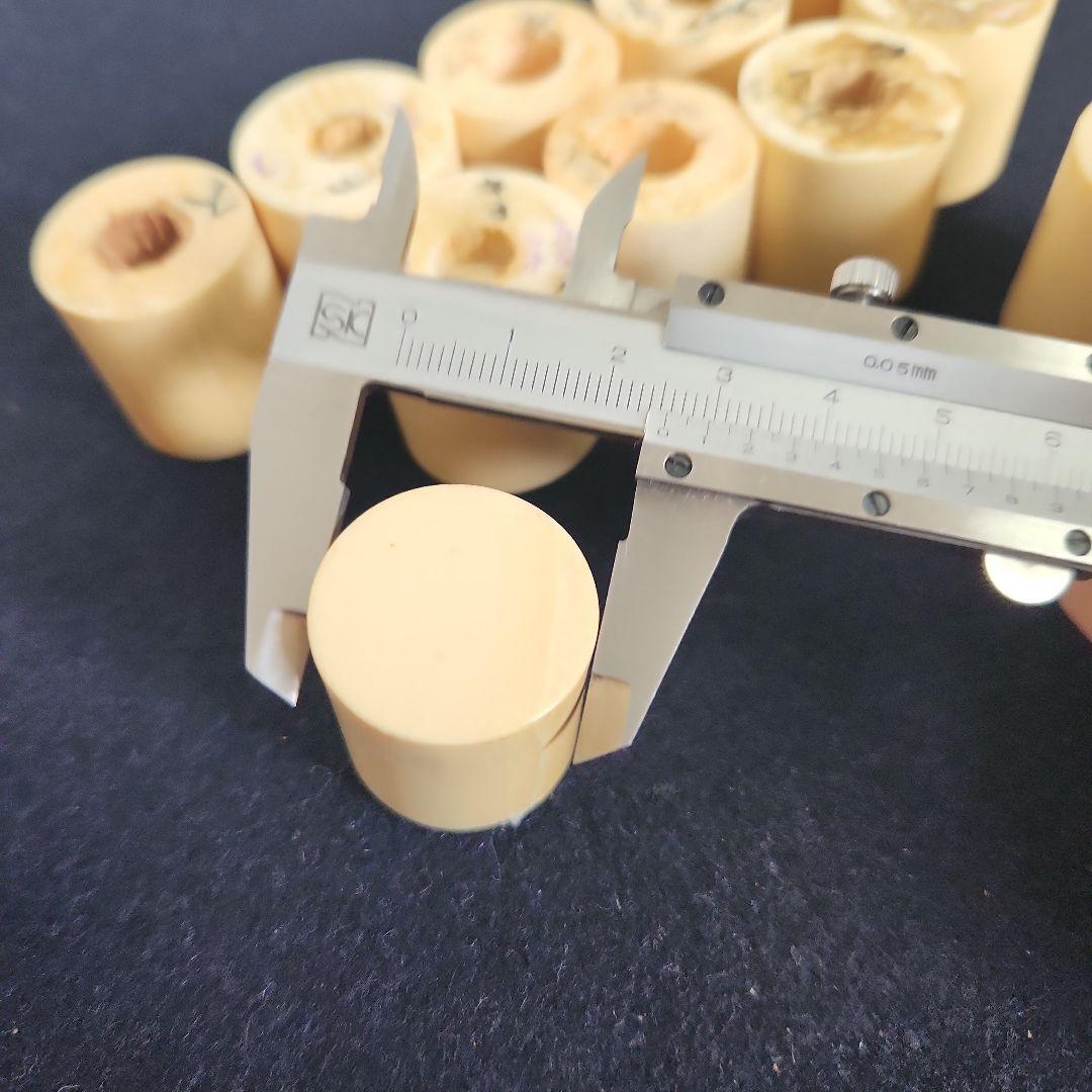 軸先‥天然素材‥６組セット‥掛軸