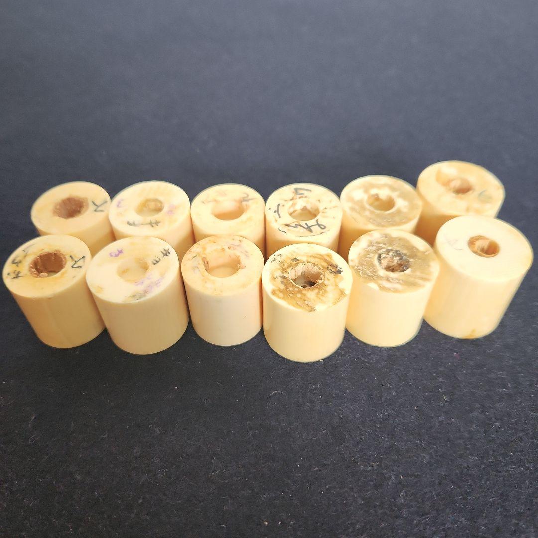 軸先‥天然素材‥６組セット‥掛軸