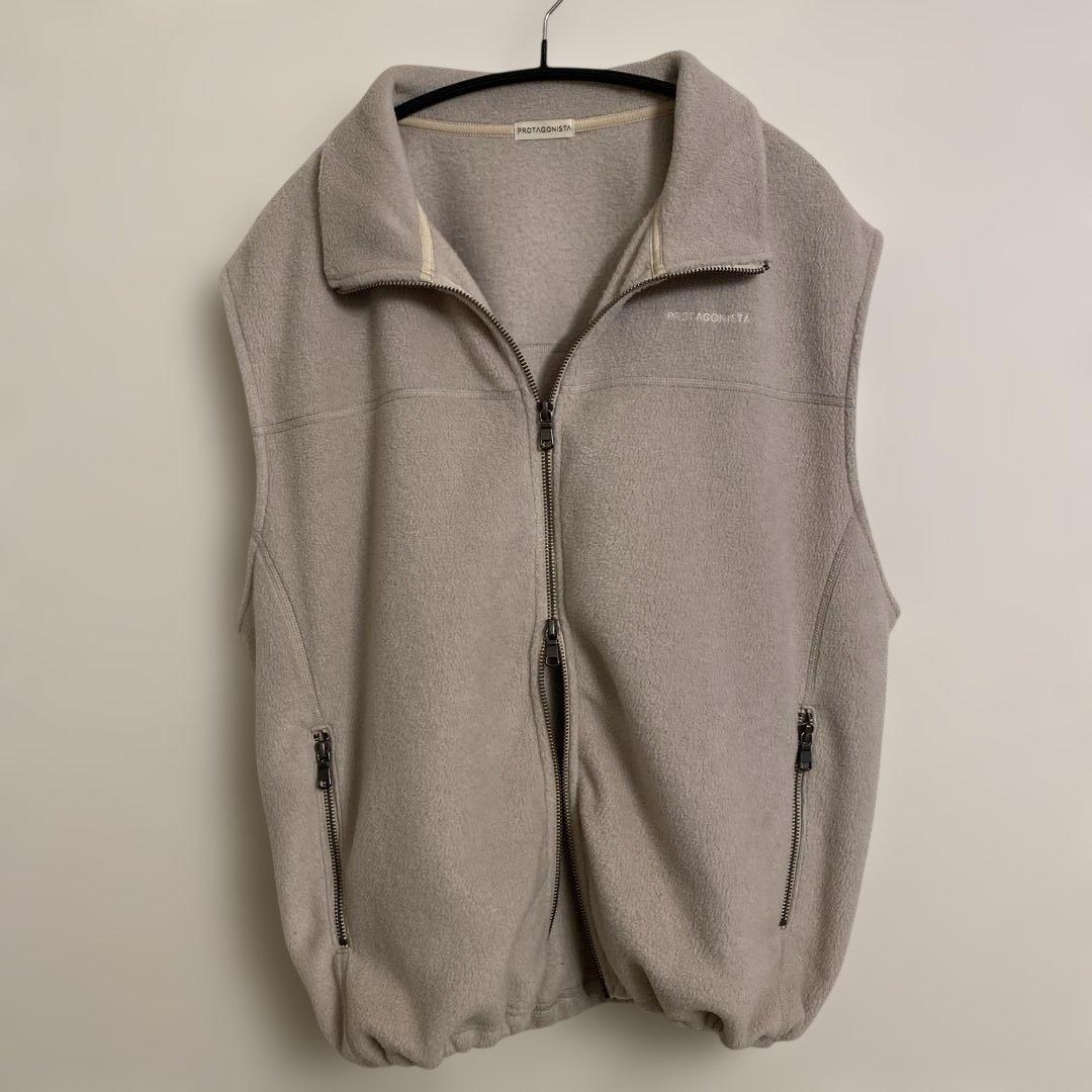 プロタゴニスタ/Framework別注エコフリースベスト ベージュ フリー