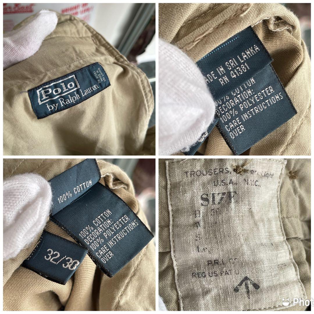 POLO Ralph lauren チノパン　犬刺繍　トラウザーズ 32×30