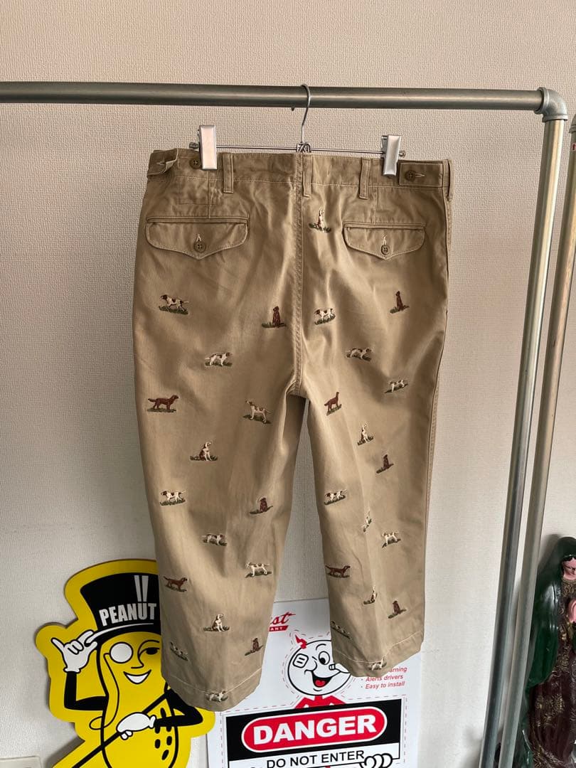 POLO Ralph lauren チノパン　犬刺繍　トラウザーズ 32×30