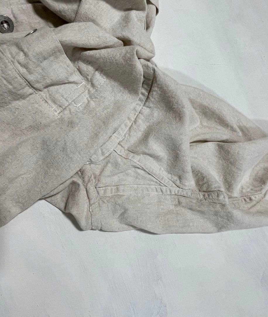 フランス軍　ボージョンジャケット　ビンテージ復刻　リネンコットン