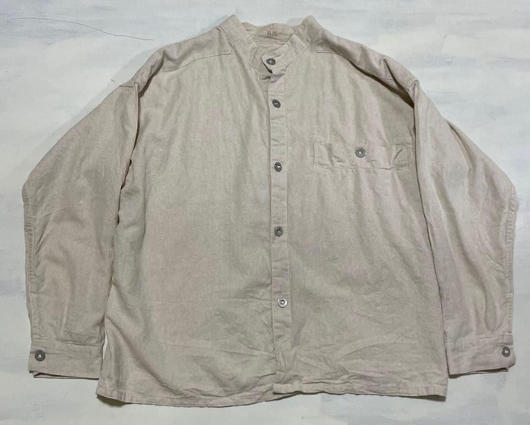 フランス軍　ボージョンジャケット　ビンテージ復刻　リネンコットン