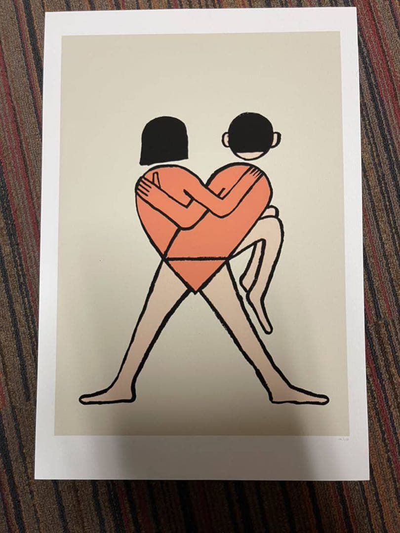 Jean Jullien ジャン•ジュリアン版画　インクジェットプリント