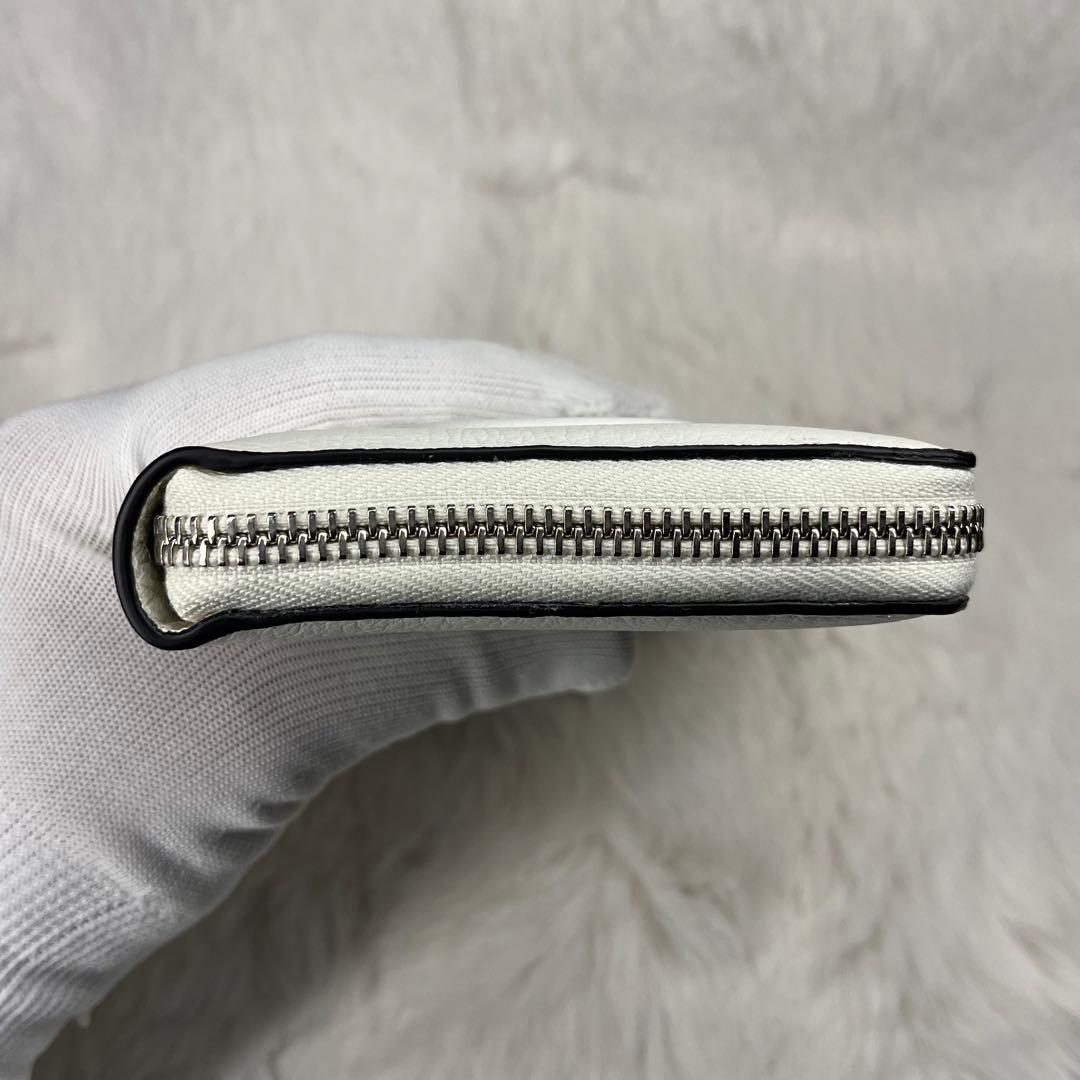 【新品未使用】Jimmy Choo ホワイトレザー長財布