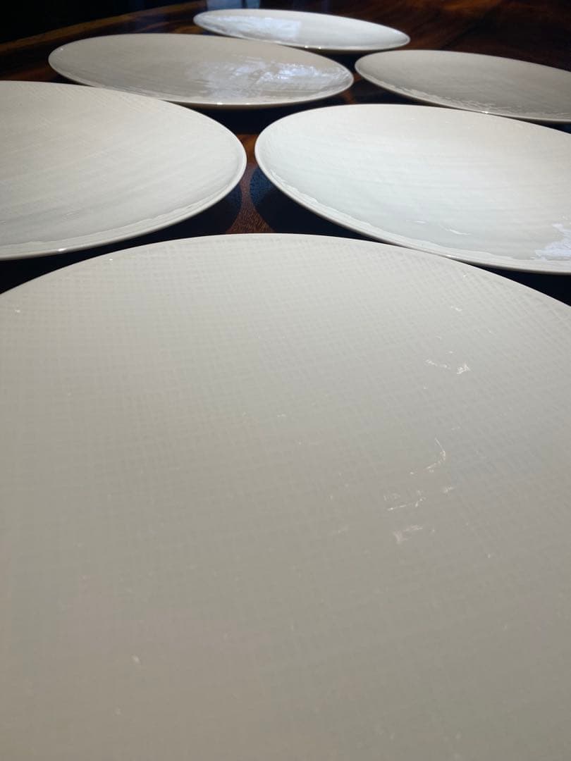 BERNARDAUD Organzaクープディナープレート26cm 6枚セット