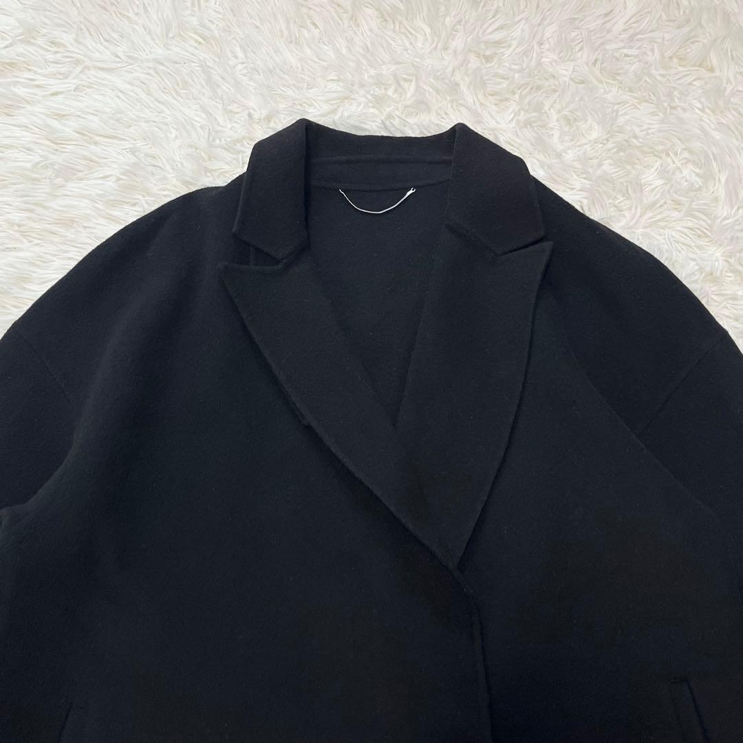 エッセン ロートレアモンイタリア製上質ウール100ゆったりチェスターリバーコート