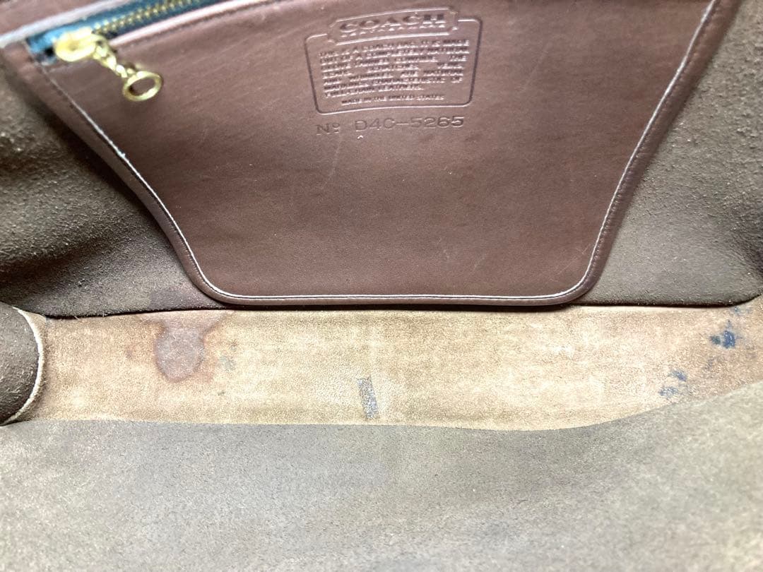 【美品】COACH オールドコーチ　ビジネスバッグ　USA　D4C-5265