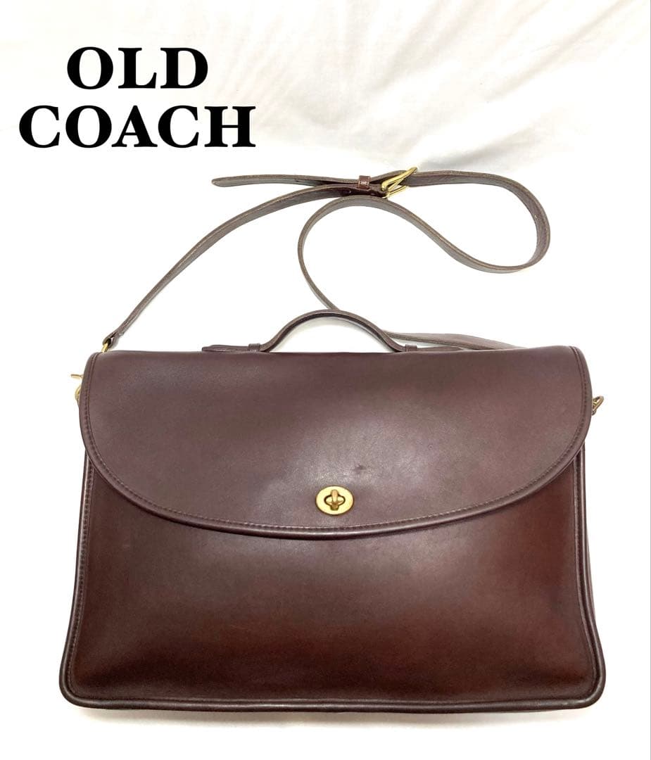 【美品】COACH オールドコーチ　ビジネスバッグ　USA　D4C-5265