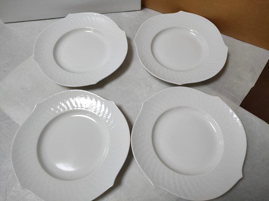 マイセン　Meissen波の戯れ　プレート19cmプレート　４枚セット