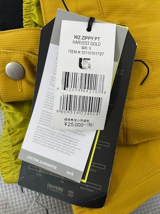 未使用品 BURTON バートン レディース ジッピーパンツ Sサイズ 5141