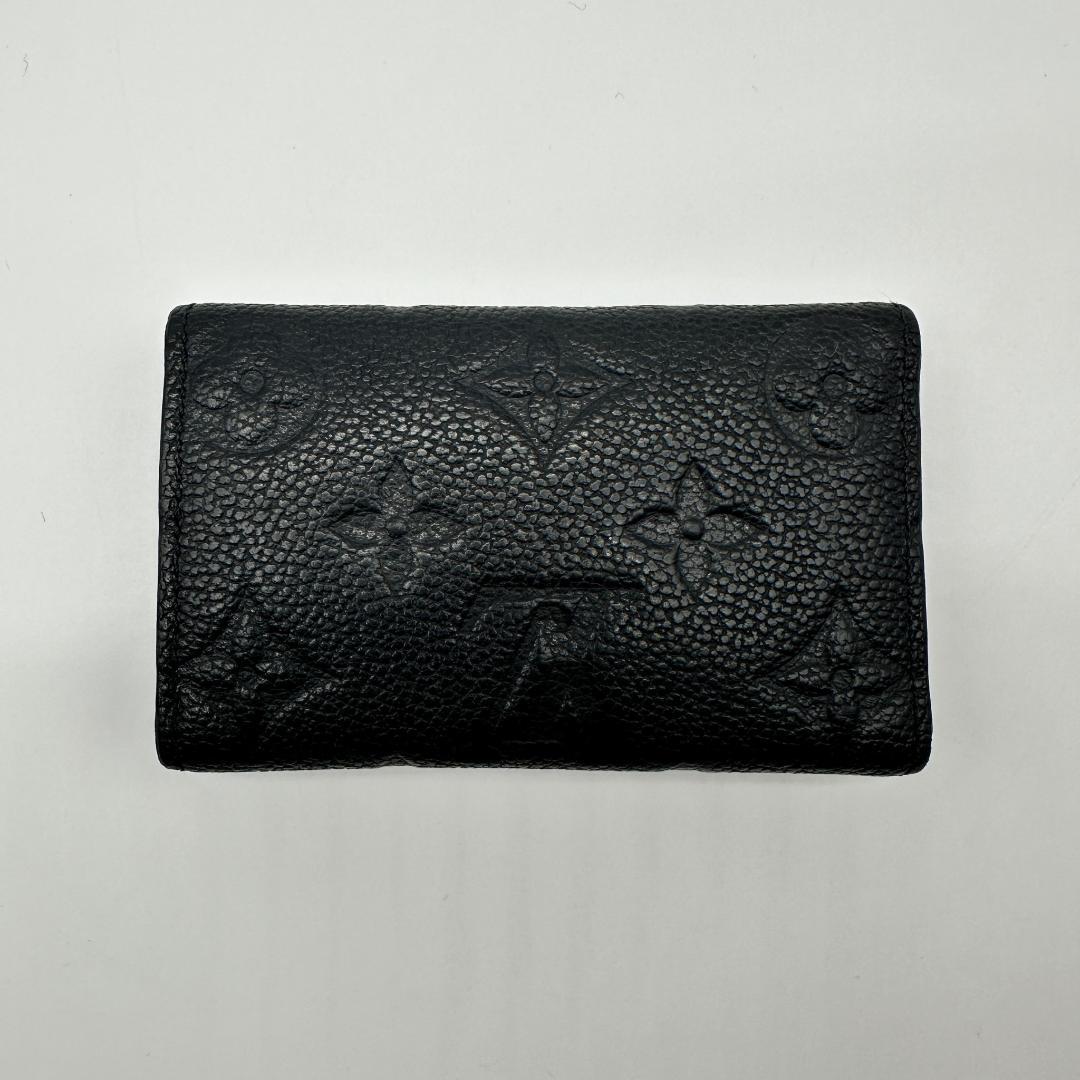 【美品】 ヴィトン アンプラント ミュルティクレ 6連キーケース ノワール