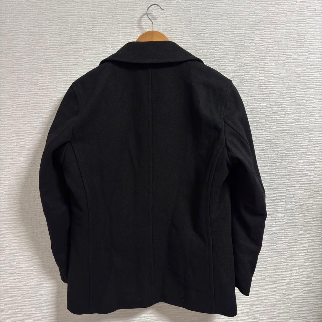 【新品タグ付き】 UNIQLO Pコート ウール 混紡 ブラック Sサイズ