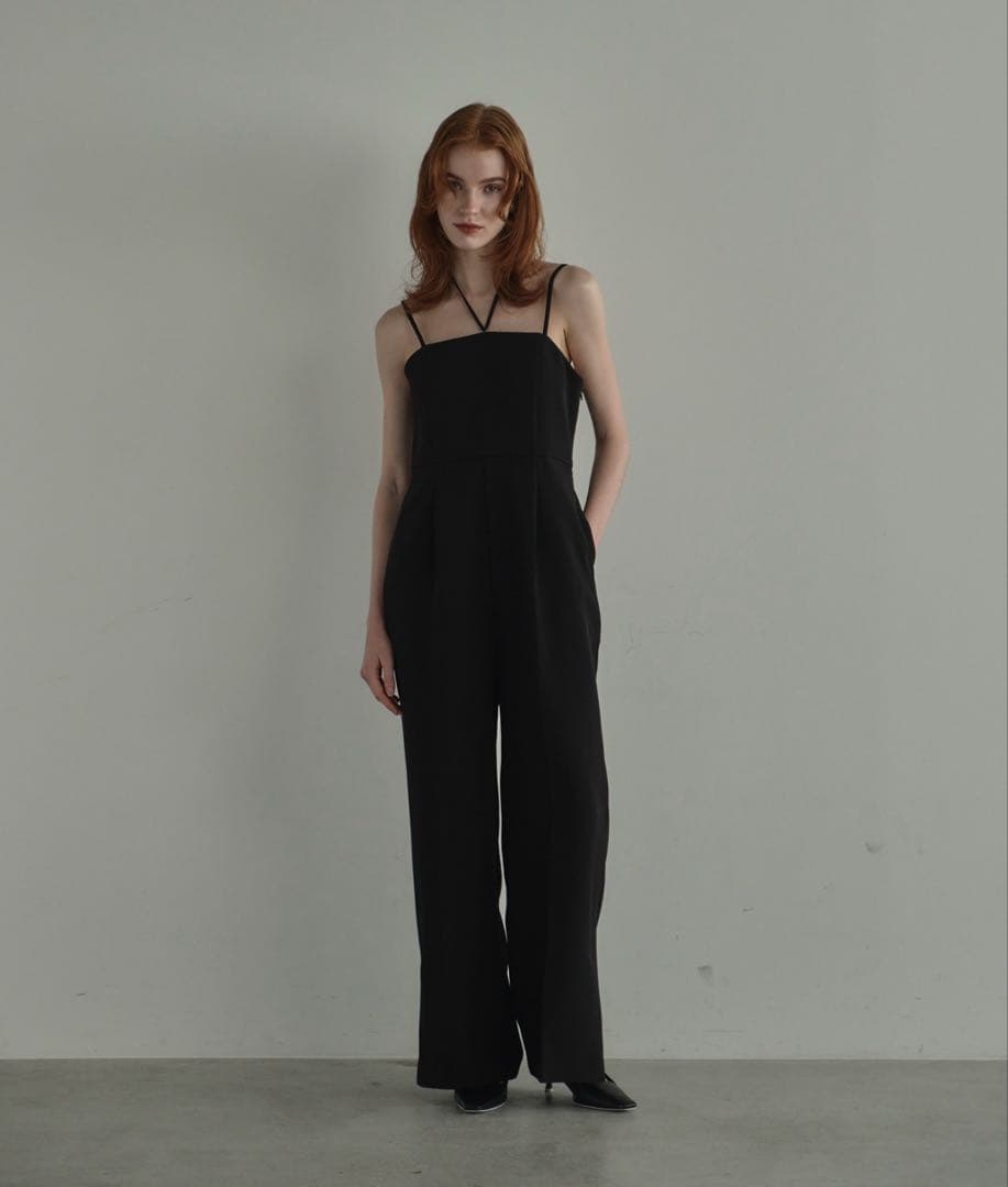 オールインワン×デコラティブチュールトップス　アンドレスド　セットアップ