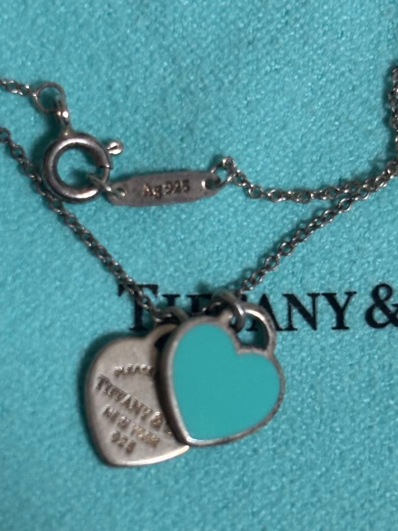 yamamoto Tiffany&Co. ダブルハートタグ ネックレス