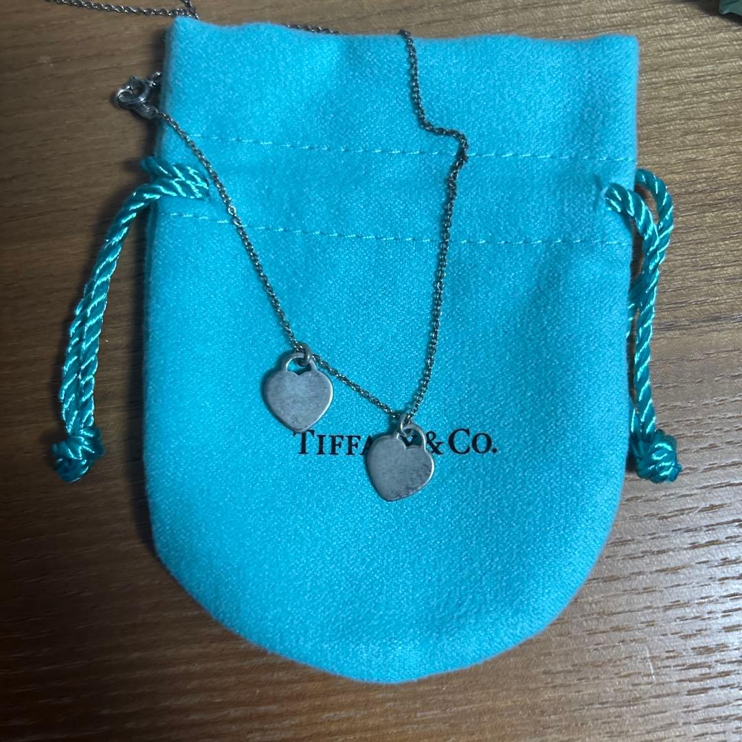yamamoto Tiffany&Co. ダブルハートタグ ネックレス