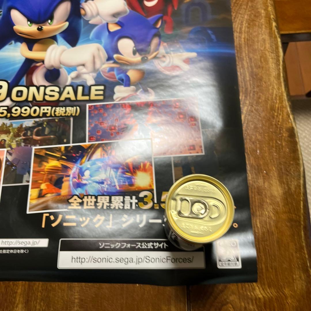 PS4 ソニックフォース　非売品ゲームポスター