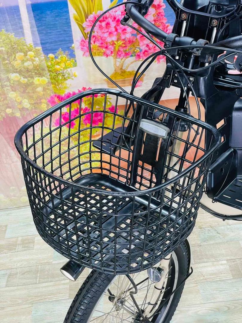 ヤマハPASバビー12AH！マカロンラテ⭐️子供乗せ電動アシスト自転車Y2230