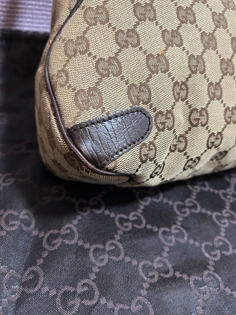 M*a様 希少 GUCCI ホースビット ショルダーバッグ GGキャンバス